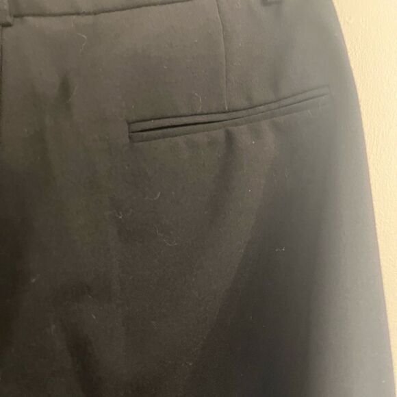 ANTONIO MELANI Black Straight-Leg Trousers - Picture 5 of 7